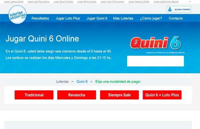 ¿Cómo jugar al Quini 6 por internet?