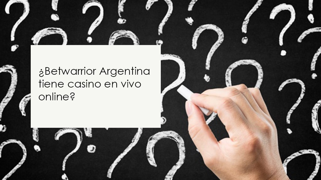¿Betwarrior Argentina tiene casino en vivo online?